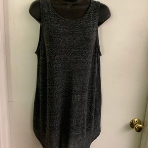 Dark grey tank top. Old Navy size L